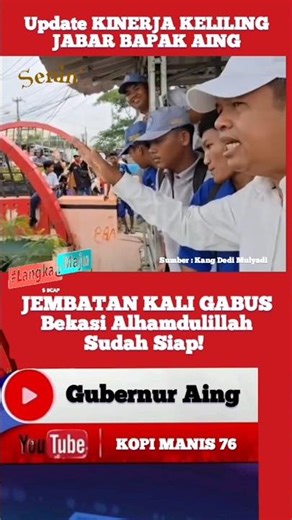 TODAY KDM ON KALIGABUS BEKASI - UPDATE AROUND WEST JAVA #shorts #kdm #kangdedimulyadi