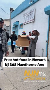 Free hot food in Newark Nj 368 Hawthorne Ave #newarknj #newark #essexcountynj | Najee Jihad