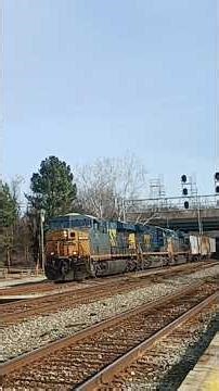 CSX Manifest Freight Train at St Denis MD #shorts #short #viral #video #viralvideo #shortvideo