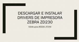 Un video bastante útil para nuestros clientes. Explicación paso a paso de la descarga e instalación de drivers para la impresora Zebra ZD230T. El procedimiento es válido para impresoras Zebra de otros modelos como ZD220, ZT230, etc. SOMOS ESPECIALISTAS EN IDENTIFICACIÓN AUTOMÁTICA Y CÓDIGO DE BARRAS | Sistemas Expertos EC | Facebook