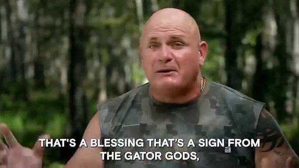 64K views · 2.7K reactions | It's a sign from the gator gods. A new episode of #SwampPeople is followed by the return of #SerpentInvasion, Thursday at 8/7c. | Swamp People on History | Facebook