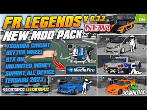 Download FR Legends New Mod Pack V 0.3.2 | Twin Turbo | Jazz RS | SUPRA | Fortuner | RTX ON