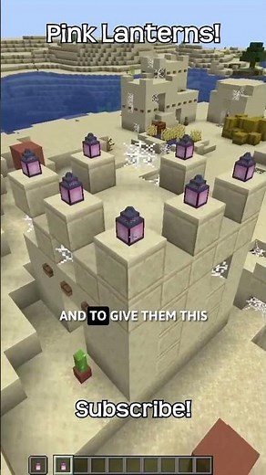 Make Your Lanterns Pink In Minecraft!