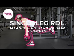 How to Do an Ipsilateral Single Leg RDL | Balance, Glute, and Core Strength
