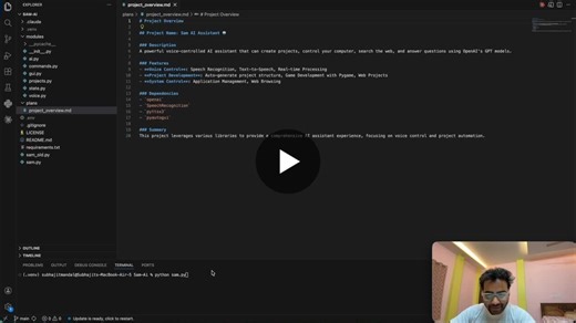 #python #openai #aiassistant #voiceai #machinelearning #buildinpublic #opensource #sideproject #gpt4 #pythondeveloper #indiandeveloper #techindia #artificialintelligence #100daysofcode #jarvis | Subhajit Mandal