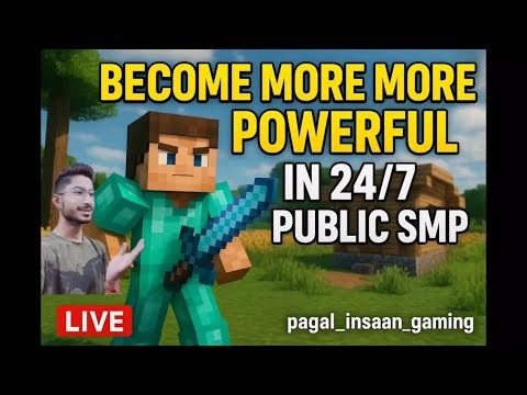 minecrfat 24/7 public smp upgrading | minecraft live stream