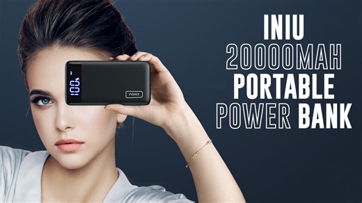 Watch INIU BI-B5 20W 20000mAh Portable Battery Power Bank on Amazon Live