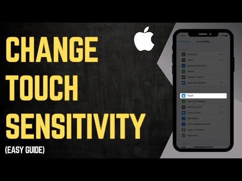 How To Change iPhone Touch Sensitivity