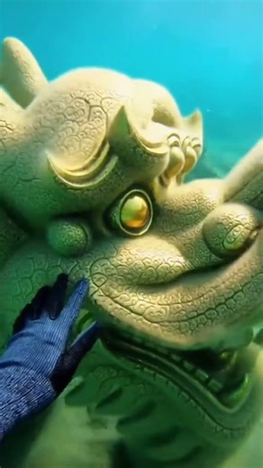 I Found a Dragon Statue Underwater