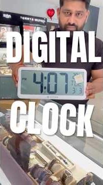 Modern Time at a Glance — Minimalist Digital TITAN PREMIUM DIGITAL Clock. In just 3895 #analogclock