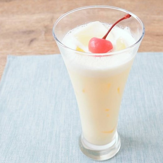 ミキサーで簡単ひんやりミルクセーキ 作り方・レシピ | クラシル