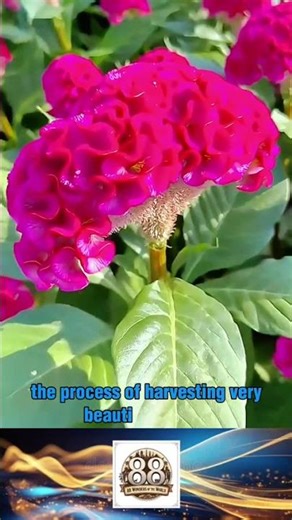 the process of harvesting very beautiful flowers #shorts