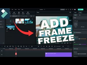 How to Add Frame Freeze in Filmora 2025?