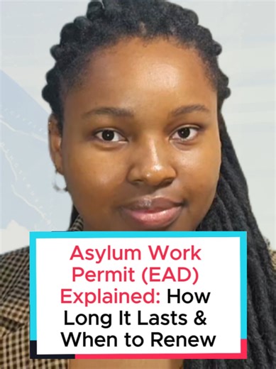 Asylum Work Permit (EAD) Explained: How Long It Lasts & When to Renew If you are an asylum seeker in the United States, understanding how your Employment Authorization Document (EAD) works is critical. In this video, Gehi & Associates explains how long an asylum-based work permit lasts, when you can apply, and how to protect your right to work legally. Key asylum EAD rules explained: You may apply for a work permit 150 days after filing your asylum application, as long as you do not cause delays