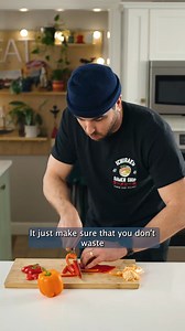 Kitchen Hack: how to cut a bell pepper! This will kitchen skill will have you adding peppers to all of meals with little waste! | Andy’s East Coast Kitchen
