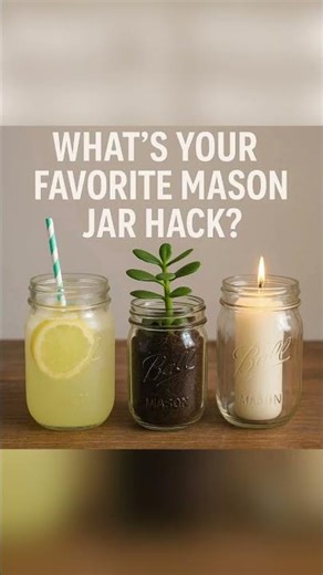 ✨ National Mason Jar Day | Amazing Uses You’ll Love! ✨
