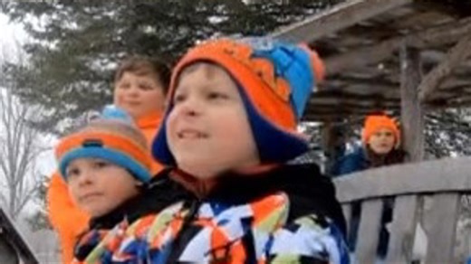 Kids enjoy maple Sunday