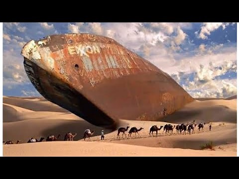 el misterio de los barcos abandonados en medio del desierto