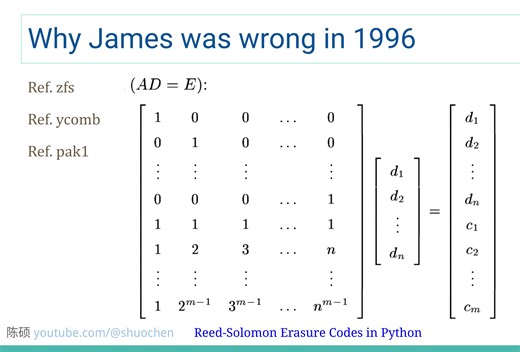 Reed-Solomon 擦除码 Python 实现：二(丁) 应用