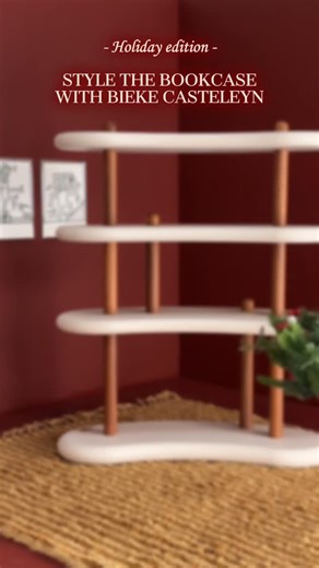 BIEKE CASTELEYN on Instagram: "Style the bookcase with Bieke Casteleyn. - Holiday edition! • • 💐 @creaknokke • • • #BiekeCasteleyn #TheShelf #Belgian- Design #InteriorDesign #DesignFurniture #SculpturalLiving #ModernInteriors #WarmMinimalism #DesignWithSoul #TimelessSpaces #LightAndForm #DesignDetail #belgiandesign #interior #craftmanship #outofline #handmade #style #interiorlovers #FestiveMood #HolidaySeason #WinterWarmth #FestiveStyling #SeasonalMagic"
