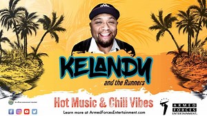 It's finally here! Kelandy and the Runners kick it off TONIGHT! They're all set to bring you an unforgettable night of music, unity, and good vibes. Get your dancing shoes on, and let’s create memories that will last a lifetime. See our website for more details: https://armedforcesentertainment.com/upcoming-tours/kelandy-and-the-runners/ | Armed Forces Entertainment | Facebook