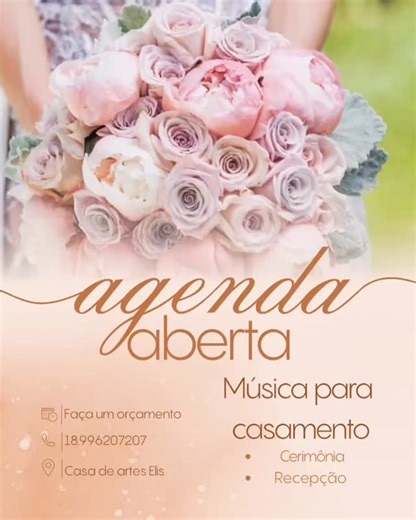 Agenda 2026 aberta! Nossa Diretora Musical Cintia Férsi abre a agenda para 2026 para Cerimônias religiosas e sala de Recepção para convidados em CASAMENTOS 💒 Com 29 anos de experiência os grupos dirigidos por Cintia, vem se destacando no cenário romântico dos casamentos !!! Solicite um orçamento! Grupos Personalizados para cada estilo! Arranjos supervisionados por Cintia Opções de Formação ::: - Instrumental - Coral - Voz solo Feminina, Masculina e ou Dueto - Voz solo Coro | Casa de Artes Elis