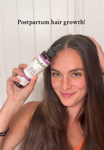 I dealt with really bad postpartum hair loss around my hair line! The @Soapbox “Oh My Growth” hair lengthening treatment helped me SO much! Go grab this if you are a postpartum mom at Target, Walmart, or Sally Beauty! #hairgrowthjourney #postpartumhairloss #soapbox #hairgrowthtips #hairgrowth