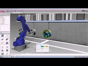 Visual Components Robot Simulation for Paint Application 3