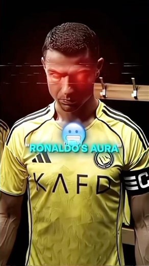 Ronaldo Red Eyes Aura Mode 😈 CR7 Yellow Shirt
