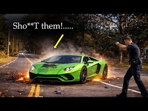 High-Speed Super Car Police Pursuits Caught on Dash cam