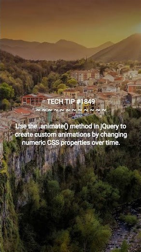 jQuery Animation Magic | 2025-12-28 | #Shorts #dotKey #TechTips #systemadmintips #programmingtips