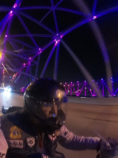 A quiet moment in the middle of a brutal endurance ride. During our Iron Butt Ride Around Louisiana, this 41-second clip captures us crossing the Mississippi River Bridge in New Orleans at night—city lights glowing, traffic humming, and over a thousand miles already behind us. After 20 hours in the saddle, moments like this hit different. Fatigue fades. Focus sharpens. The ride becomes the reward. Part of a 1,240-mile / 26.5-hour certified Iron Butt ride completed on the Summer Solstice of 2025.