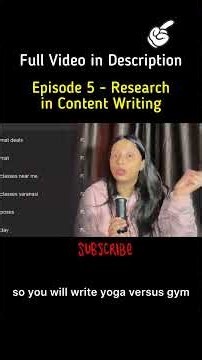 Content Research Step 1 Explained