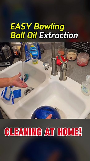 Easy Bowling Ball Oil Extraction and Cleaning at Home