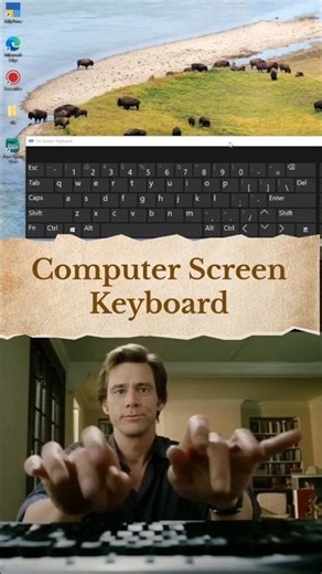How to Enable on Screen Keyboard 🗝️ #youtubeshorts #tricks #hacks #shorts