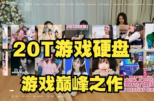 20T即插即玩游戏硬盘盒子 我都不敢想象这里面有多快乐