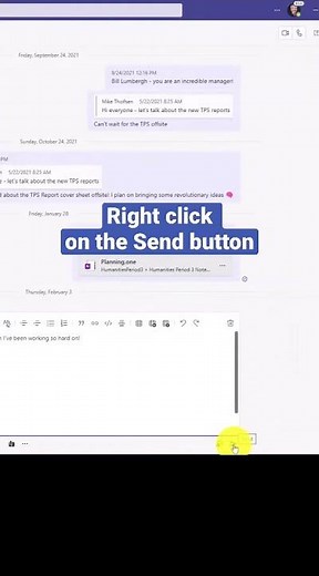 How to schedule a Chat message to send in the future in Microsoft Teams