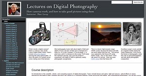 A Free 11-Week Digital Photo Class by a Former Stanford Professor