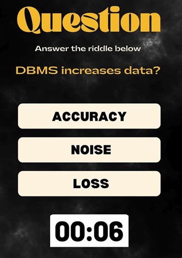 DBMS increases data?