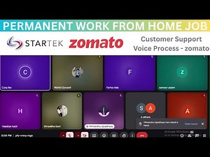 Startek Work From Home Customer Support Voice Process Interview || Startek zomato Process