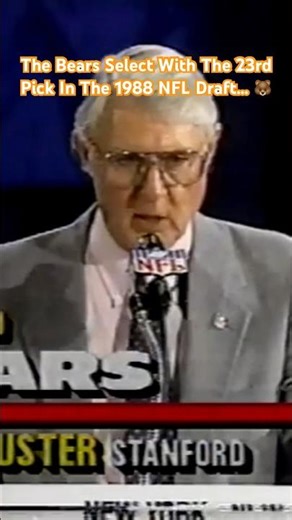 #shorts #americanfootball #bears - The Bears Select With The 23rd Pick In The 1988 NFL Draft… 🐻
