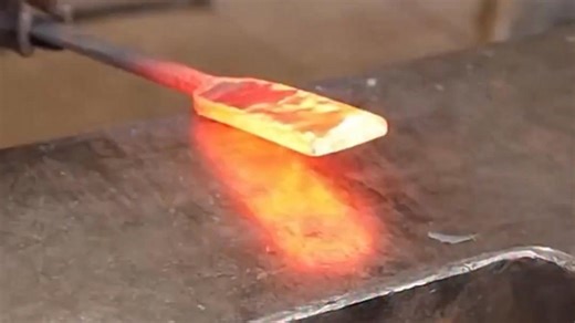 Blacksmithing: Forging a spatula