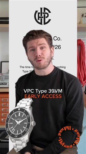 A few months ago VPC teased the Type 39VM, a record setting dive watch in their own unique style. The brand just revealed the release strategy and are giving their fans early access.