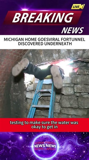 DISCOVERED UNDERNEATHMICHIGAN HOME GOESVIRAL FORTUNNEL#news #breakingnews #foryou