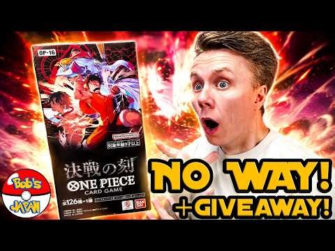 Opening the NEW One Piece OP16 Set! + One Piece Card Game Giveaway!