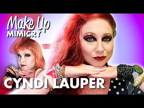 CYNDI LAUPER MAKEUP TUTORIAL - Zoria Makeup Mimicry