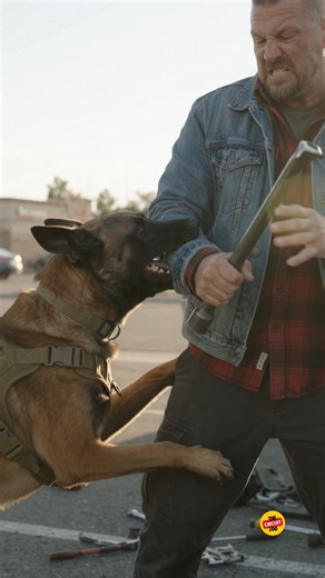 Bully kicked a US Veteran’s tools... BIG MISTAKE 💥🐕 #Shorts