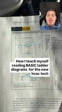 Reading ladder schematics for the new hvac tech