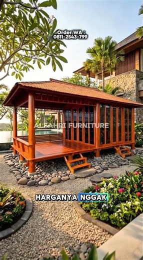 3x6 meter wooden house, price 50 million — including delivery and installation.