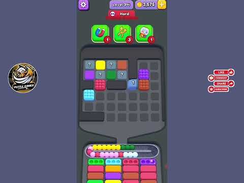 Marble sort Level 314 walkthrough solution